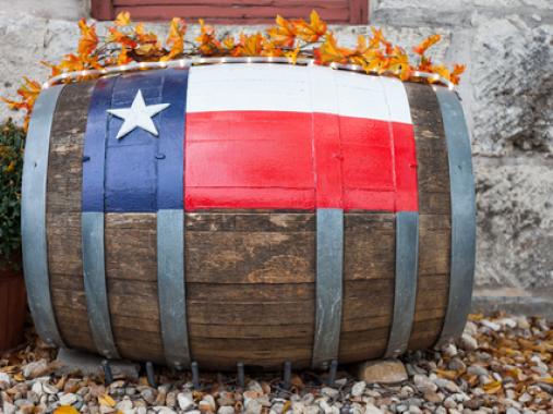 Texas Wine Barrel